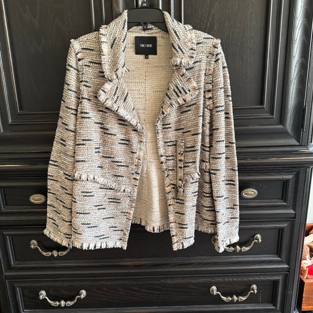 Nic + Zoe Tweed Blazer Medium